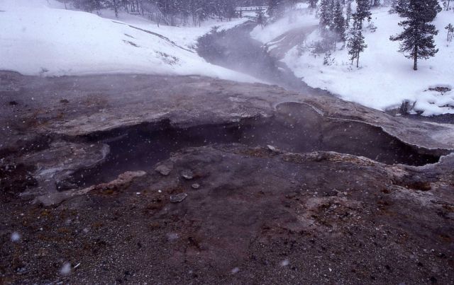 Close up of Cascade Geyser - Upper Geyser Basin Picture