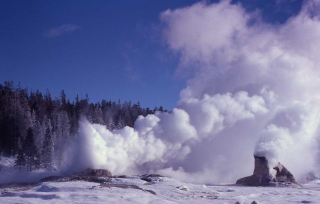 Giant Geyser - Upper Geyser Basin Picture