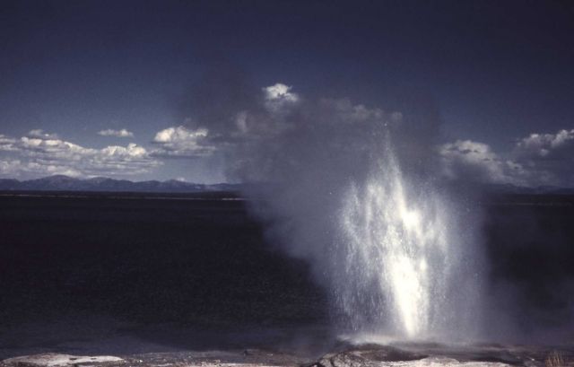 Lakeshore Geyser - West Thumb Geyser Basin Picture