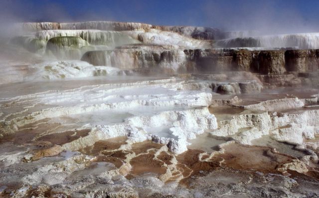 Minerva Terrace - Mammoth Hot Springs Picture