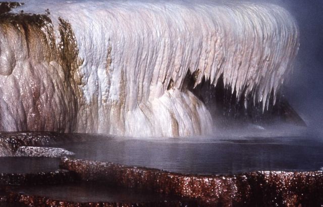 Terrace formation - Mammoth Hot Springs Picture