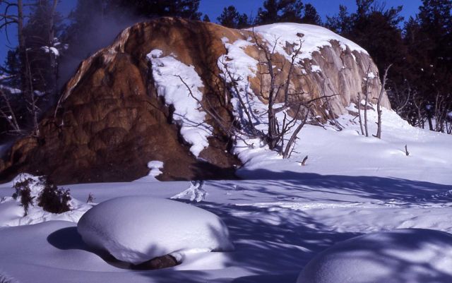 Orange Spring Mound - Mammoth Hot Springs Picture