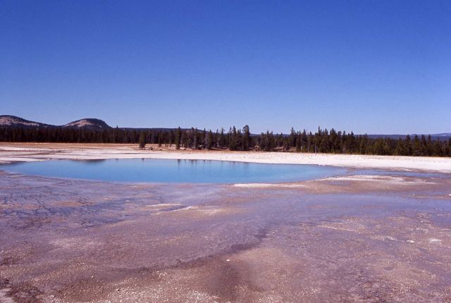 Turquoise Pool after quake - Hot Springs, Midway & Lower Geyser Basin Picture