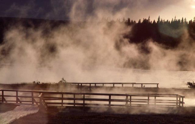 Firehole Lake - Hot Springs, Midway & Lower Geyser Basin Picture