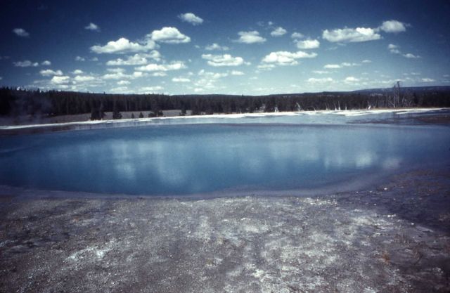 Unknown hot springs - Midway & Lower Geyser Basin Picture