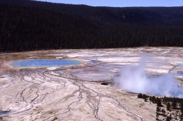 Grand Prismatic Spring - Hot Springs, Midway & Lower Geyser Basin Picture