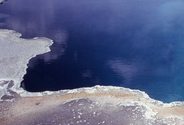 Margin of Gentian Pool - Hot Springs, Midway & Lower Geyser Basin Picture