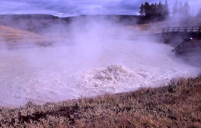Churning Caldron - Hot Springs, Mud Volcano area Picture