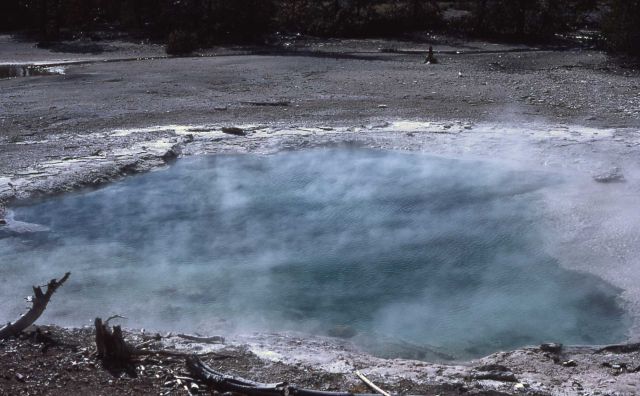 Mystic Spring - Hot Springs, Norris Geyser Basin Picture