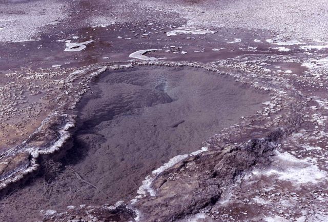 Dr Morey's Porkchop Geyser - Hot Springs, Norris Geyser Basin Picture