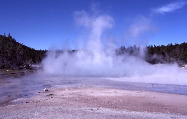 Gray Lakes - Hot Springs, Norris Geyser Basin Picture