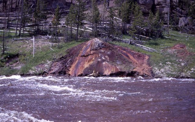 Chocolate Pots along Gibbon River - Hot Springs, Norris Geyser Basin Picture