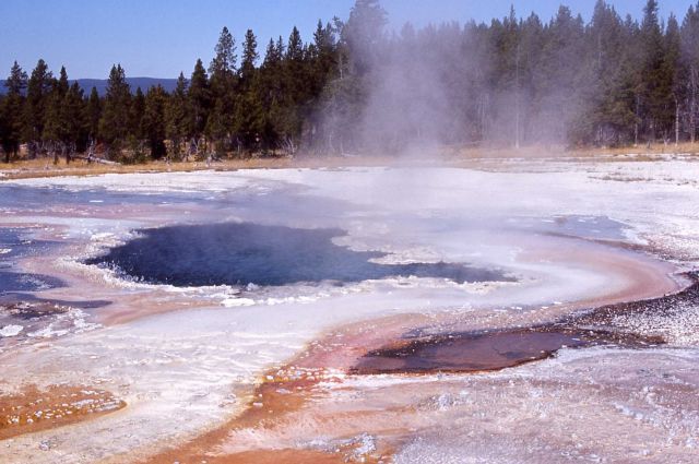Hot pool near Red Cone Geyser Picture
