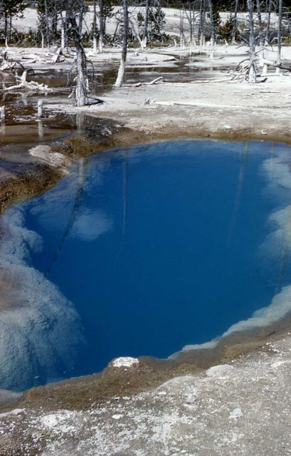 Opalescent Pool - Black Sand Basin - Hot Springs, Upper Geyser Basin Picture