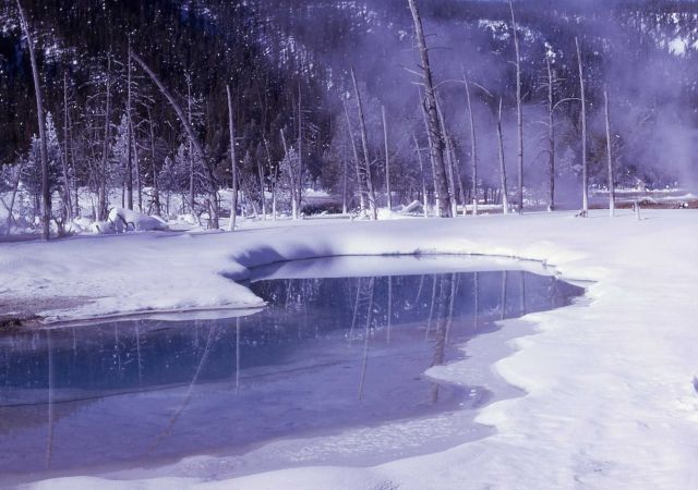 Opalescent Pool - Black Sand Basin - Hot Springs, Upper Geyser Basin Picture