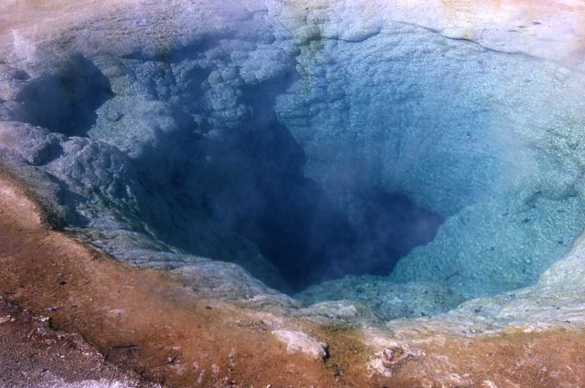 Morning Glory Pool - Hot Springs, Upper Geyser Basin Picture