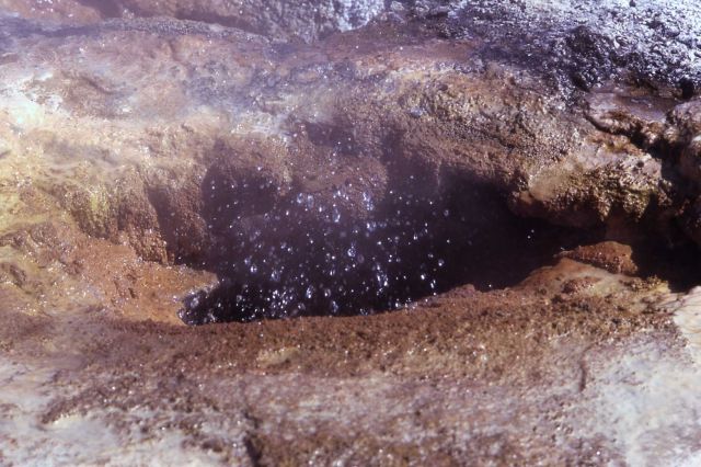 Hot spring in Black Sand Basin - Upper Geyser Basin Picture