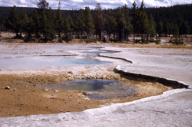 Three Sisters - Hot Springs, Upper Geyser Basin Picture