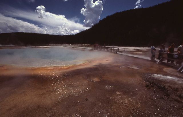 Rainbow Pool - Upper Geyser Basin Picture
