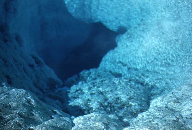 Close up of Morning Glory Pool vent - Upper Geyser Basin Picture