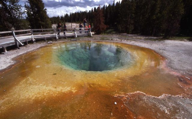 Morning Glory Pool - Upper Geyser Basin Picture
