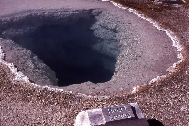 Heart Spring - Hot Springs, Upper Geyser Basin Picture