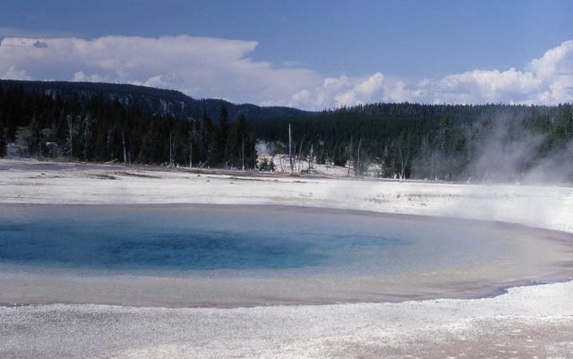 Beauty Pool - Hot Spring, Upper Geyser Basin Picture