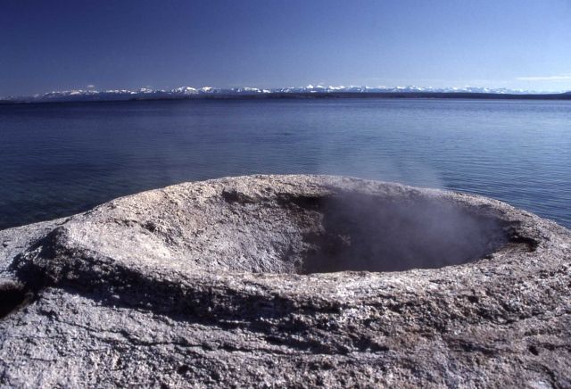 Fishing Cone - Hot Springs, West Thumb area Picture