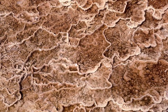 Travertine deposition - Mineral deposits Picture