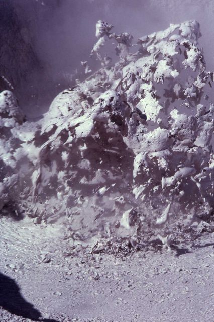 Close up of mud pots splattering - Midway & Lower Geyser Basin Picture
