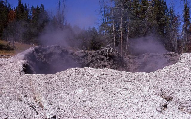 Mud pot - Mud Volcano area Picture