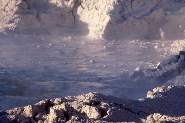 Close up of Mud Pots - Unknown area Picture