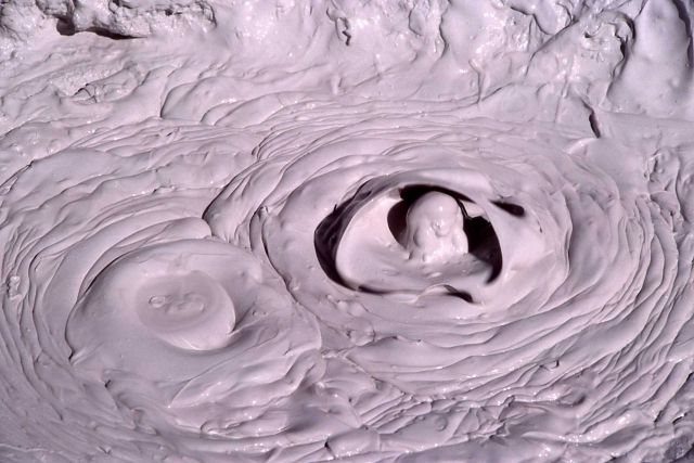 Close up of Mud Pot - West Thumb Geyser Basin Picture