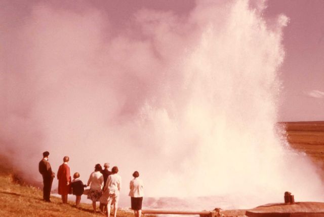 Baostofuhver - a spouting Hot Spring - Iceland Picture