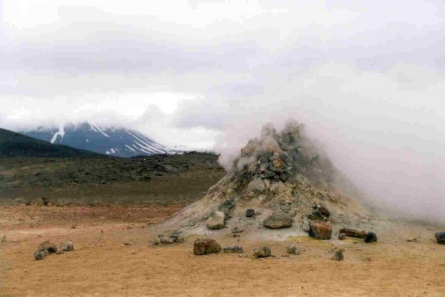 Steamvent near Lake Myvatri Picture