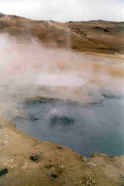Mud pot near Lake Myvatri Picture