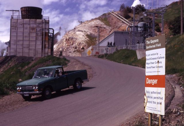 The Geysers - Sonoma Co., California - Geothermal plant Picture