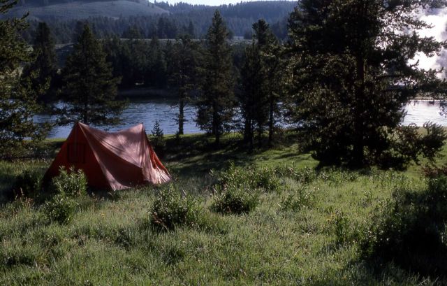Illegal tent camping Picture
