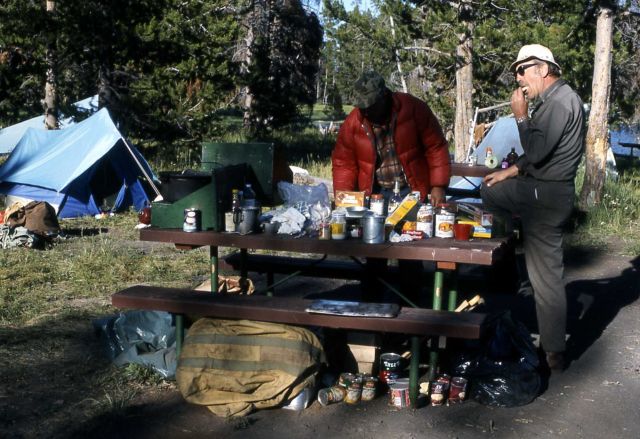 Backcountry campsite at Eagle Bay Picture