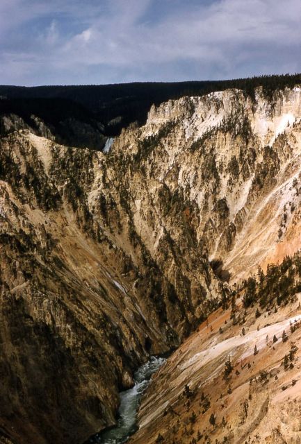 Grand Canyon of Yellowstone & the Yellowstone River as seen from Inspiration Point Picture