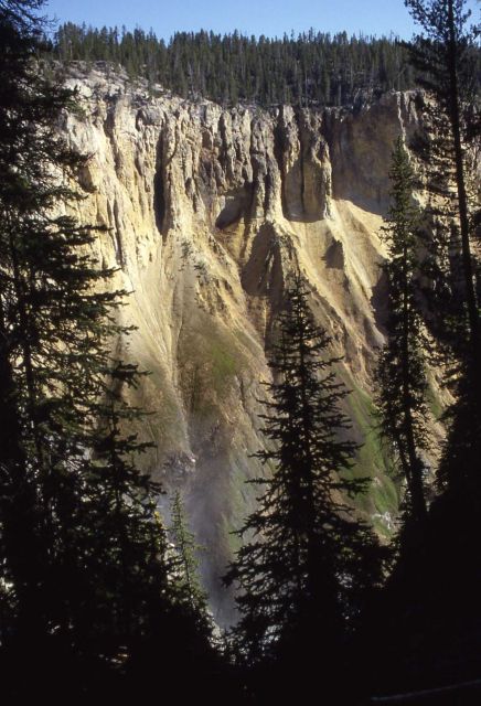 Wall in the Grand Canyon of Yellowstone Picture