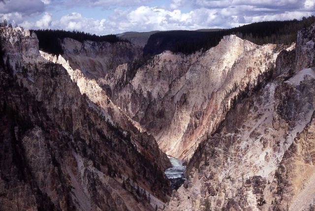 Grand Canyon of Yellowstone as seen from South Rim trail Picture