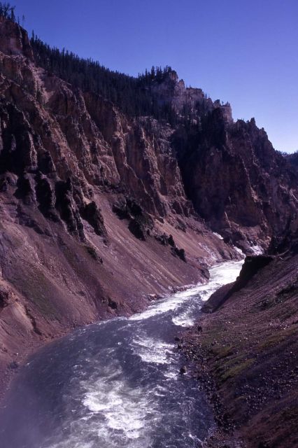 Grand Canyon of Yellowstone & the Yellowstone River as seen from Uncle Tom's trail Picture