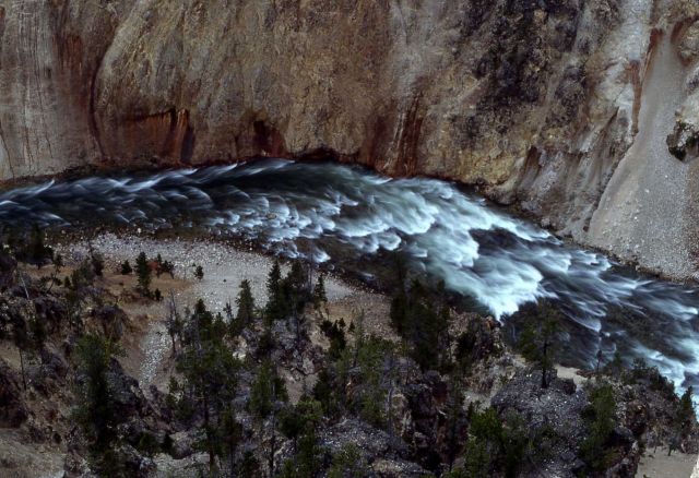 Yellowstone River in the Grand Canyon of Yellowstone Picture