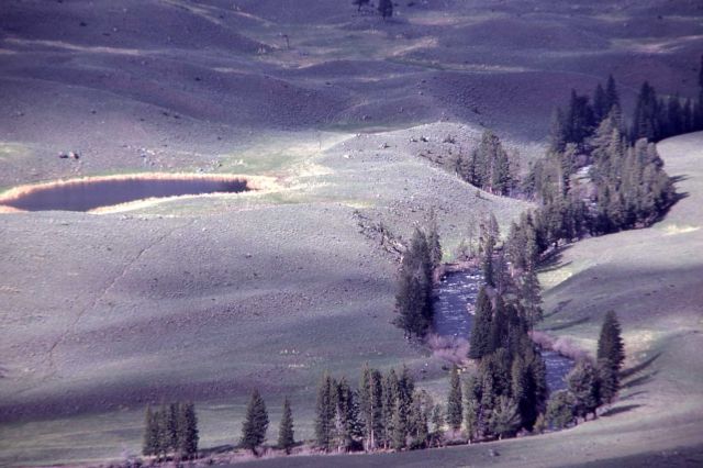 Hellroaring Creek in the winter Picture