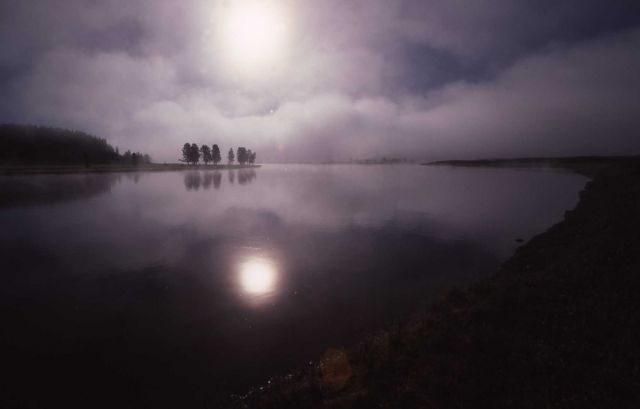 Yellowstone River in Hayden Valley Picture