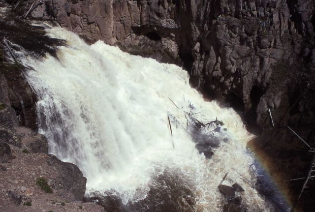 Gibbon Falls during spring run off Picture