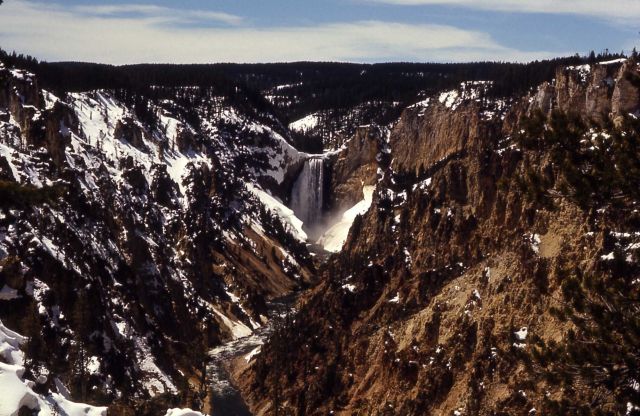 Lower Falls with snow Picture