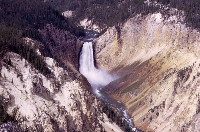 Aerial view of the Lower Falls Picture