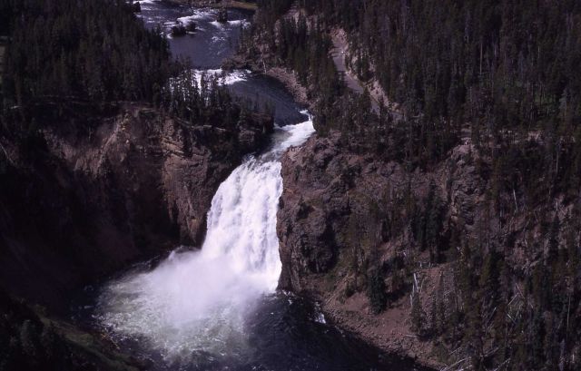 Aerial view of the Upper Falls Picture